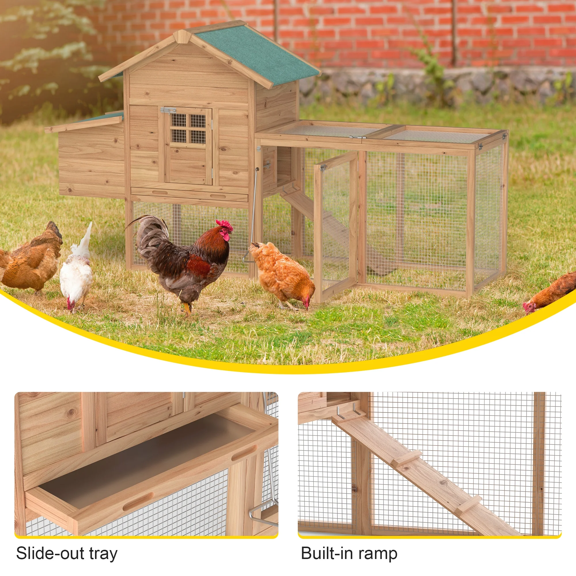 Wooden Chicken Coop
