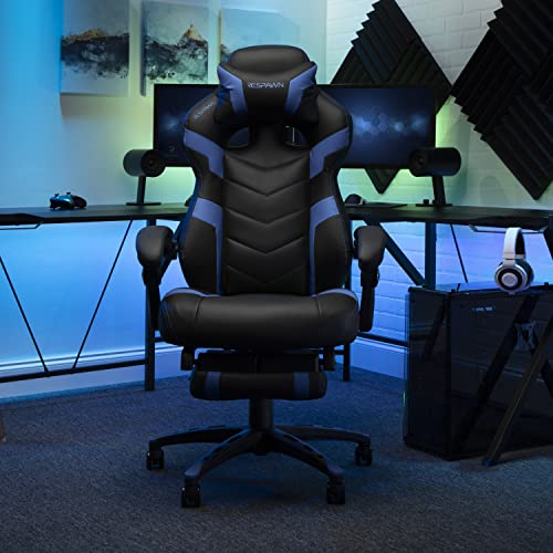 RESPAWN 110 Pro Gaming Chair - Gaming Chair with Footrest, Reclining Gaming Chair, Video Gaming Computer Desk Chair, Adjustable Desk Chair