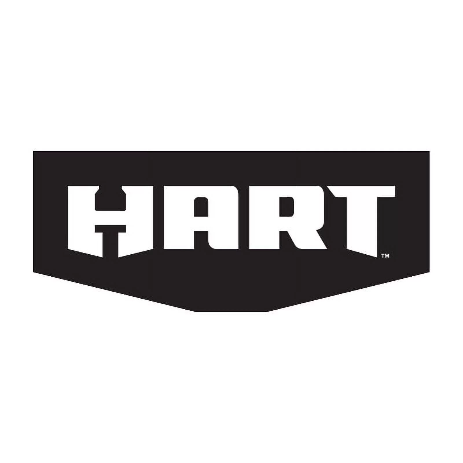 HART 80-Volt 30-inch Deck Lithium-Ion Riding Lawn Mower Kit, (1) Super Charger