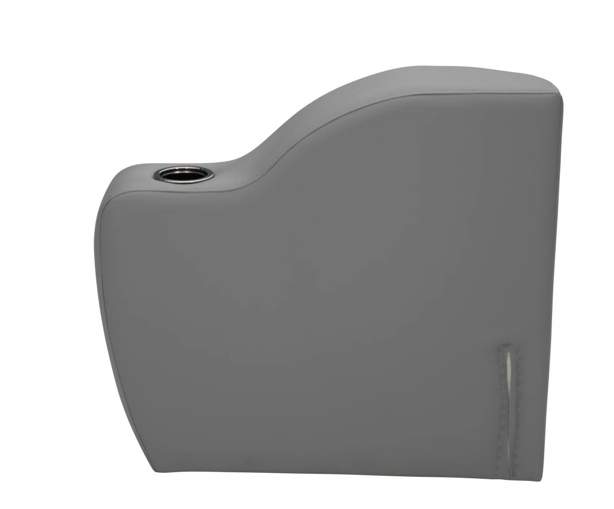 Lippert Platinum Series Pontoon Furniture Right Arm Dove Grey 433068