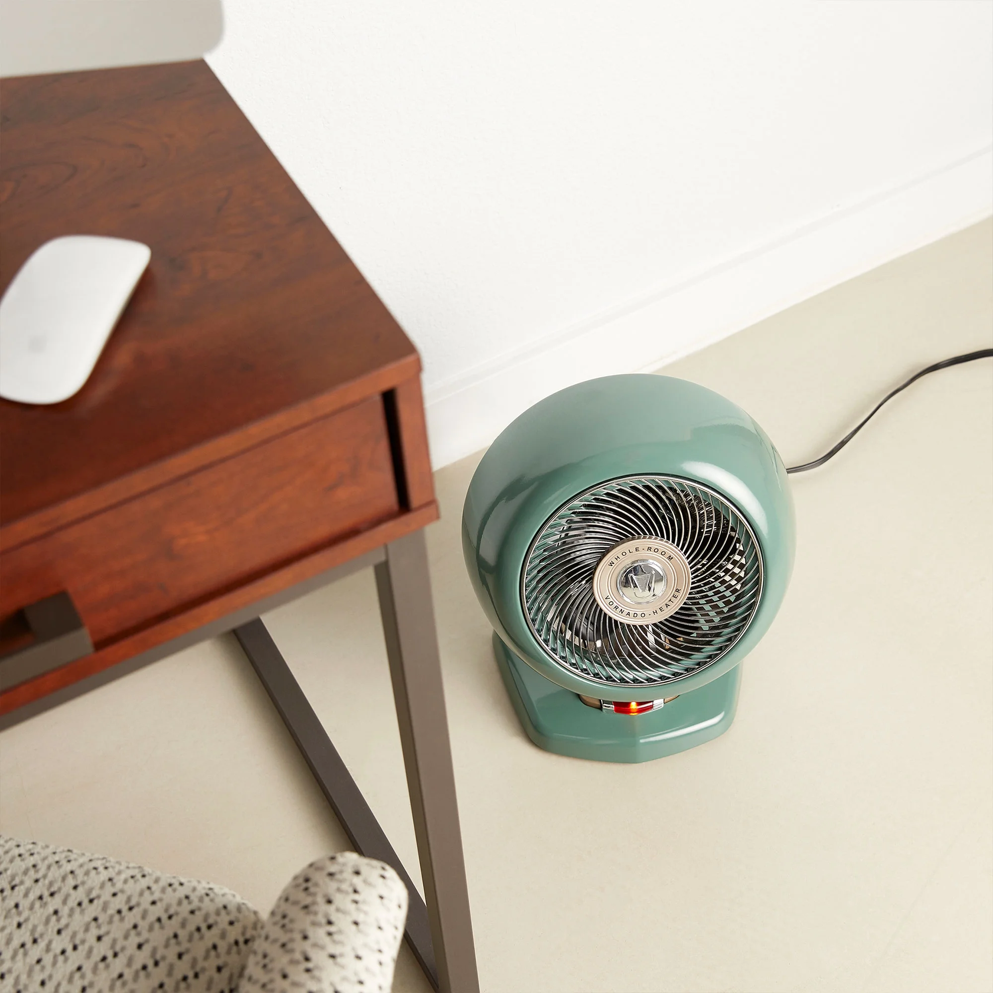 Vornado VHeat Whole Room Vintage Home Portable Electric Space Heater, Green