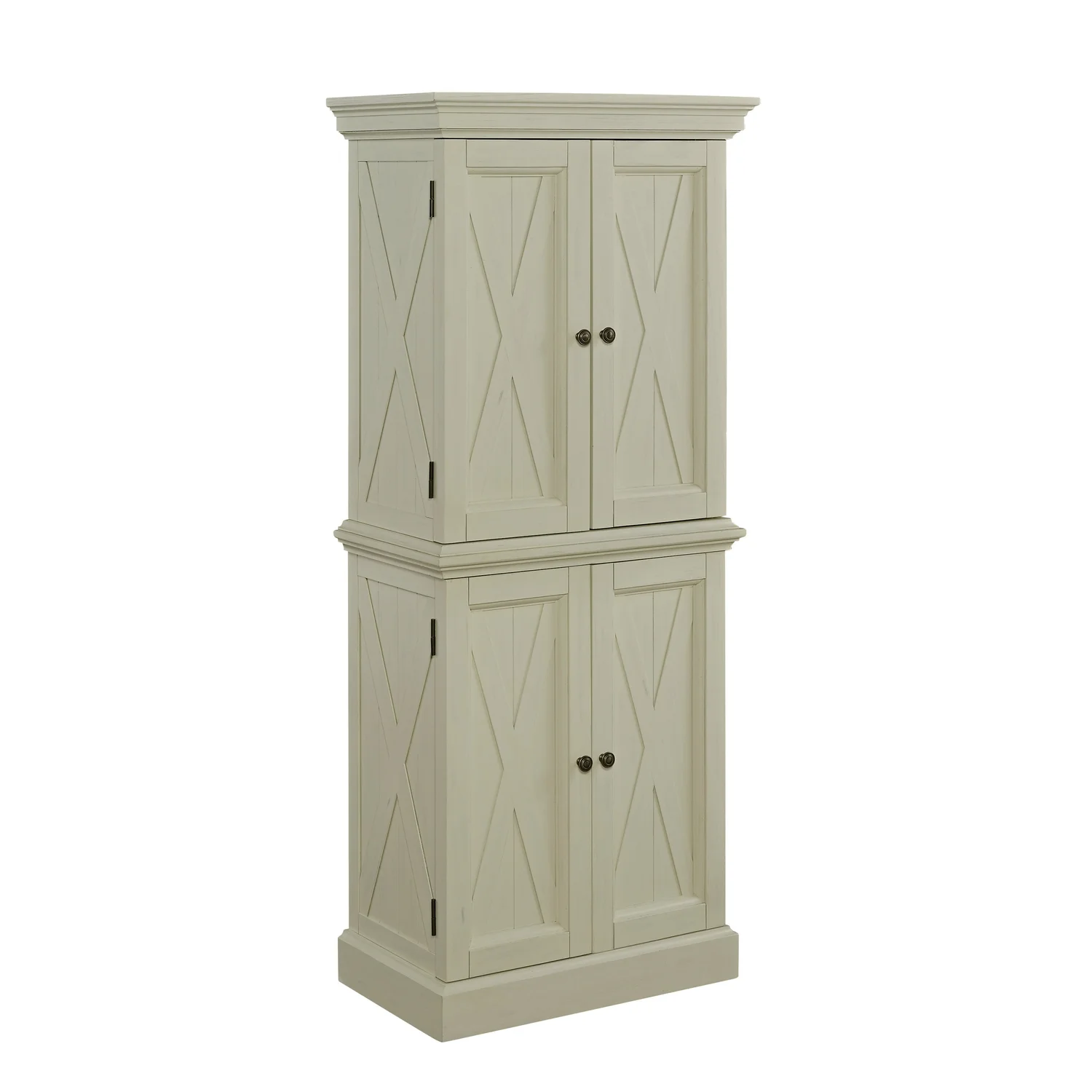 Homestyles Seaside Lodge Wood Pantry in Off White