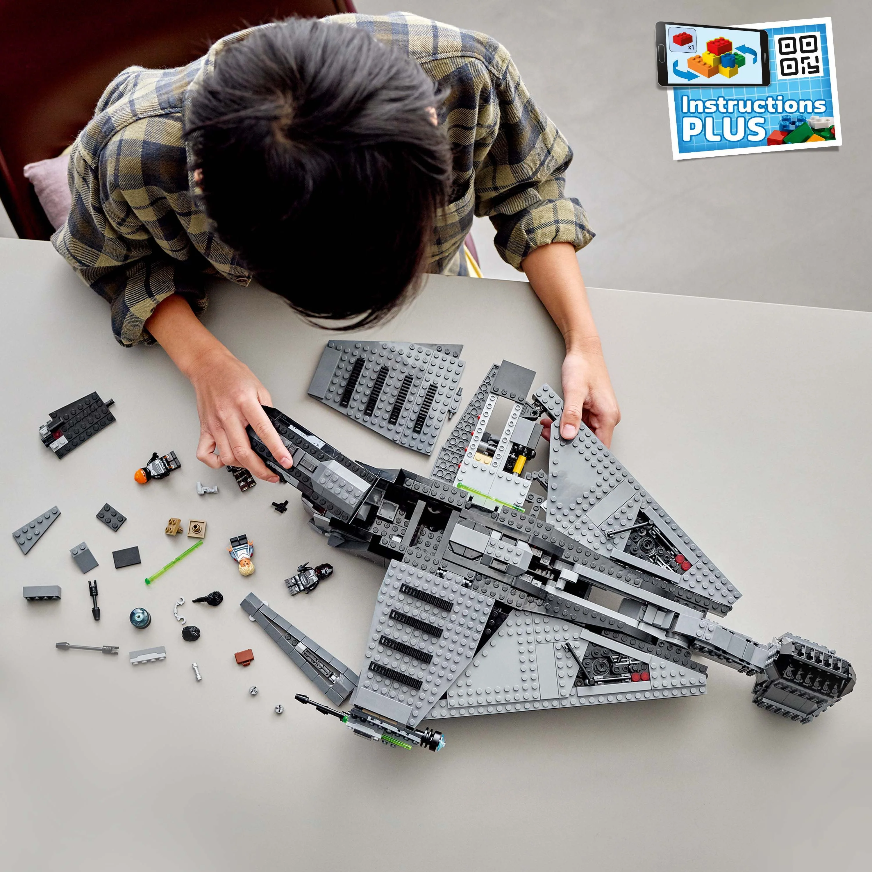 LEGO Star Wars the Justifier 75323, Buildable Starship with Cad Bane Minifigure and Todo 360 Droid
