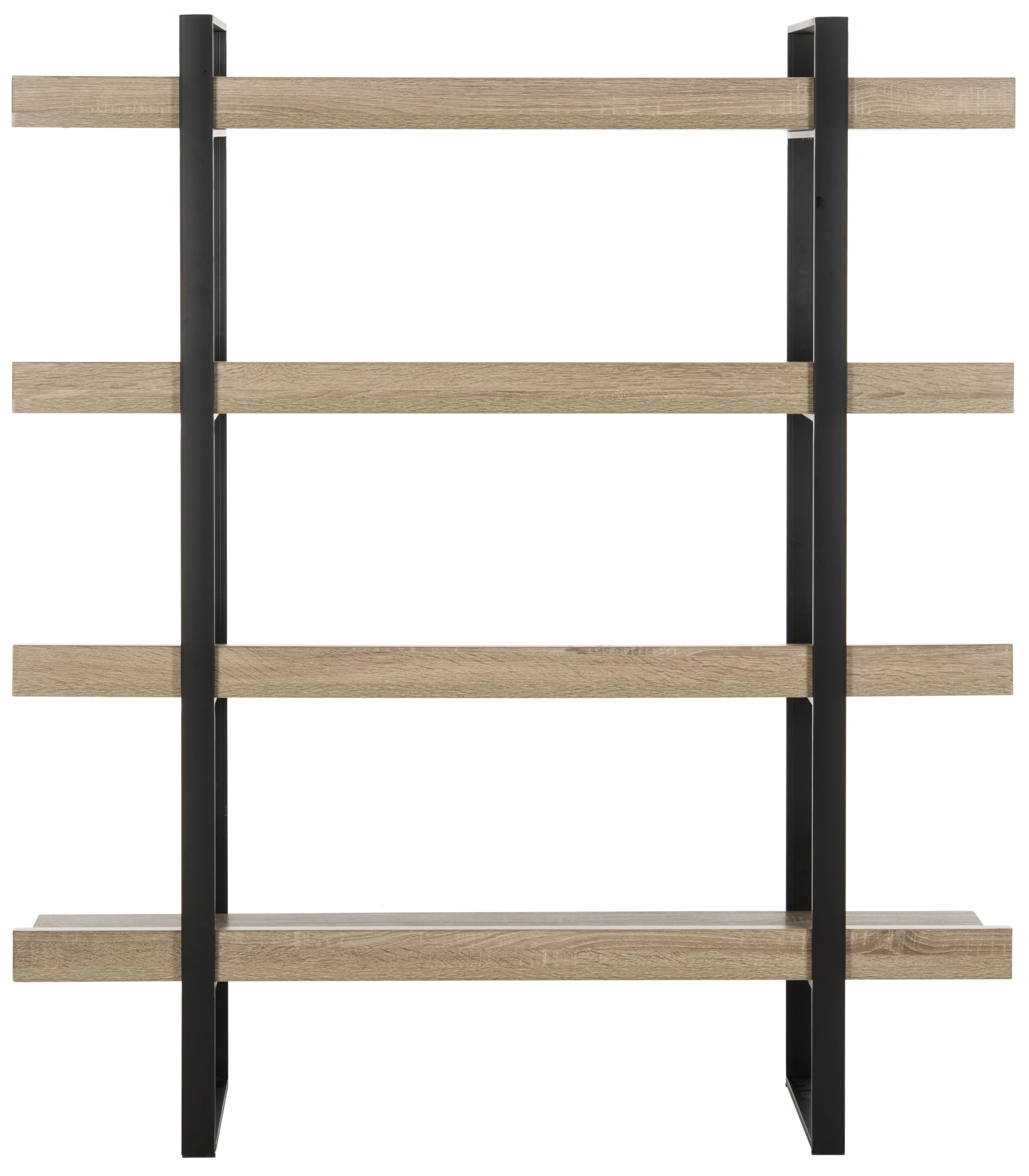 SAFAVIEH Melissa Retro Mid Century 4 Tier Etagere, Oak/Black