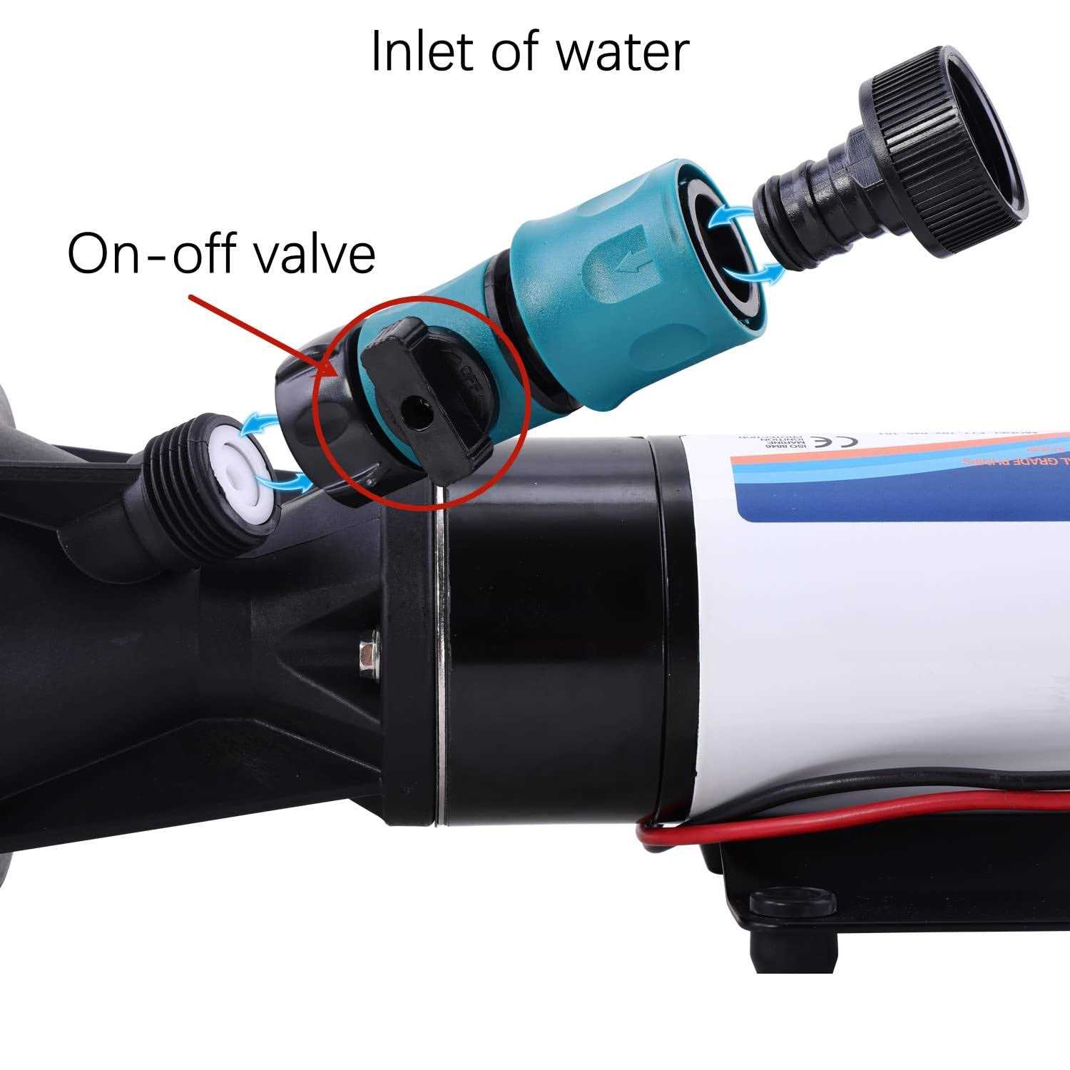 RV Macerator Pump RV Water Pump 12V Flojet Water Pump Portable Quick Release Macerator Pump - Shop Hardware Tools Online Store