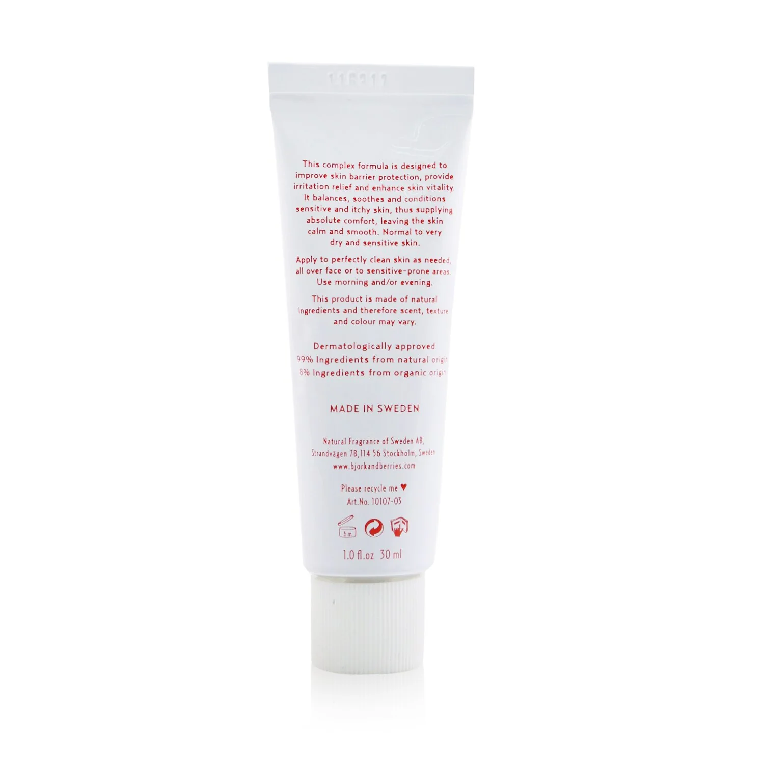 Bjork & Berries Rescue Cream  30ml/1oz