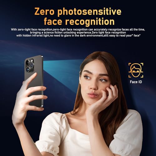15 ProMax Smartphone, 6+256GB Unlocked Phone, Android 13.0, 48+108MP Zoom Camera, Mobile Phone with Build-in Pen,Long Battery Life 6800mAh, Dual SIM