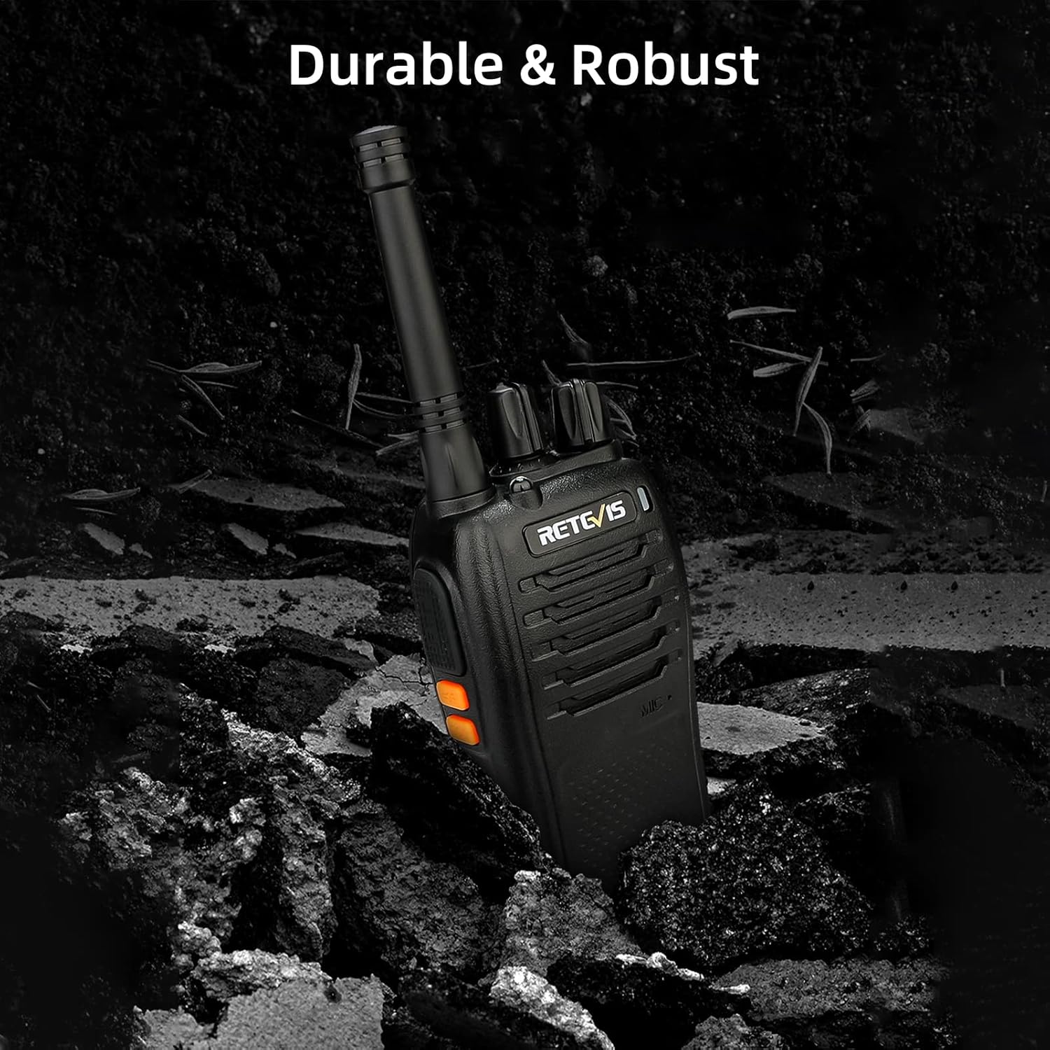 Retevis RT46 Mini Walkie Talkie, Small Two Way Radio with Headset, Portable Handheld Transceiver, Long Range Walky Talky Rechargeable for Family