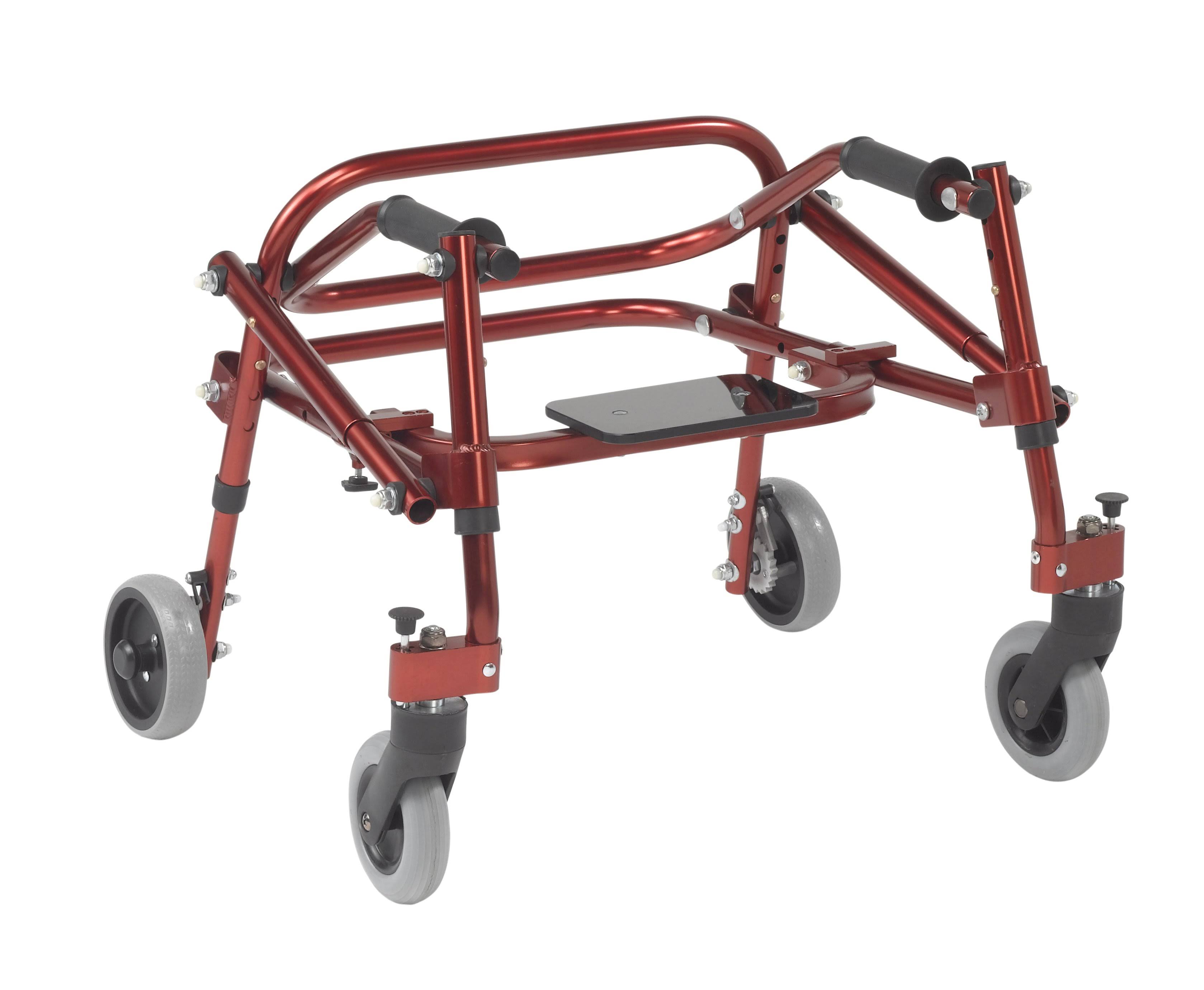Drive Medical Nimbo 2g Lightweight Posterior Walker with Seat Medium Knight Blue