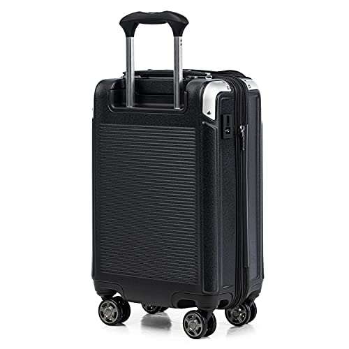 Travelpro Platinum Elite Hardside Expandable Carry on Luggage, 8 Wheel Spinner, TSA Lock, Hard Shell Polycarbonate Suitcase, Metallic Sand