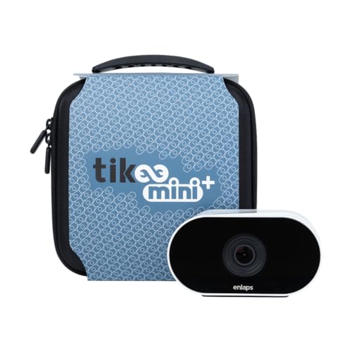 Enlaps Tikee mini+ - 12MP 4K Autonomous Timelapse Smart Camera, 120° Wide Angle, 4G/LTE WiFi, Remote Monitoring, IP66, Ideal for Renovation