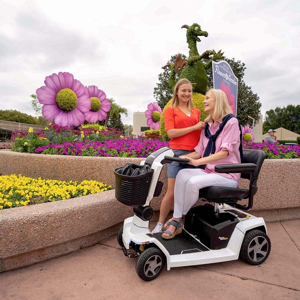 Pride Mobility Zero Turn 10 4 Wheel S710ZT Mobility Scooter, Outdoor 4-Wheel Travel Electric Mobility Scooter for Adults, 400 lbs. WC