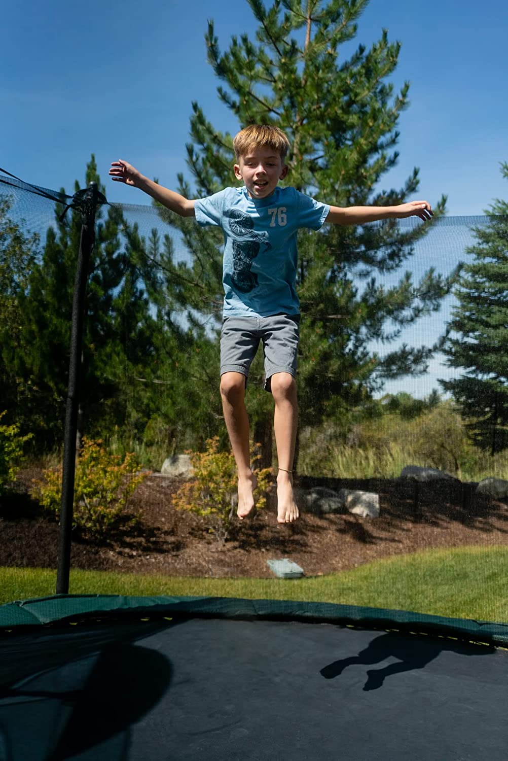 TrampolinePro Trampoline Jumping Mat 15' Round Frame Having 96 Rings, Works with 6.5" Springs Model # 521501