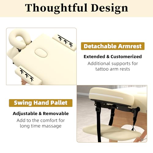 civama Massage Table Massage Bed Portable