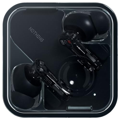 Nothing Ear Wireless Earbuds with ChatGPT Integration, Smart ANC, Hi-Res Audio with LDAC & LHDC, 11mm Dynamic Bass Boost, 40.5H Playtime