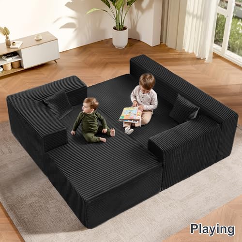 104" Sectional Couches for Living Room, Modular Sectional Sofa with Deep Seat, L-Shape Couch with Chaise, Cloud Couch for Living Room Bedroom