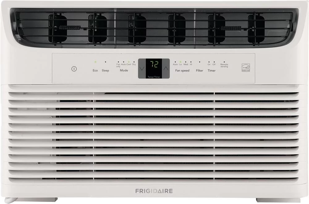 Frigidaire FFRE063WA1 19"" Window Mounted Room Air Conditioner with 6000 BTU Cooling Capacity Energy Star Certified Programmable 24-Hour On/Off Timer