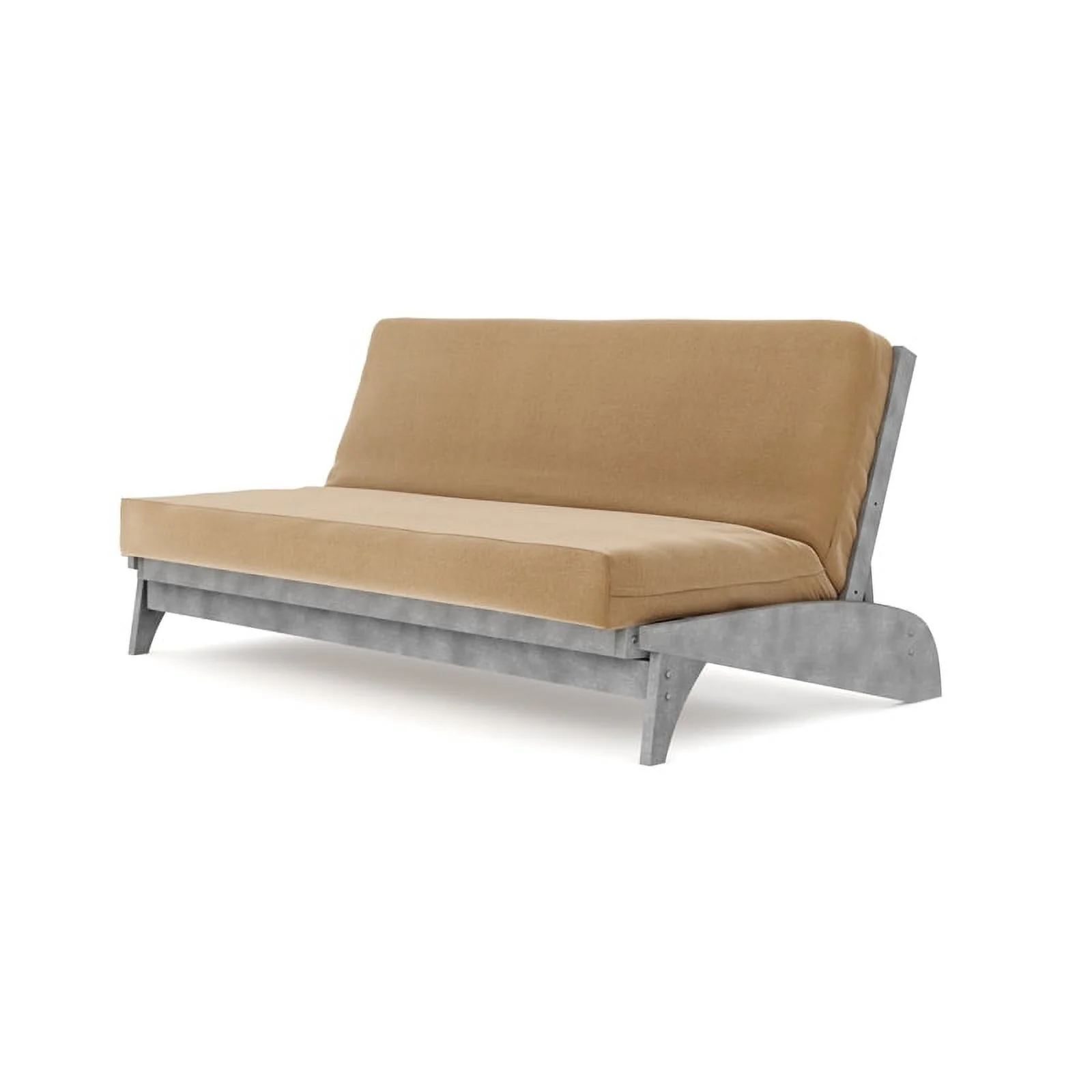 The Dillon all wood Queen Size Futon Frame in Gray