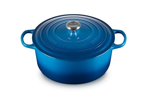Le Creuset Enameled Cast Iron Signature Round Dutch Oven, 5.5 qt., Cerise