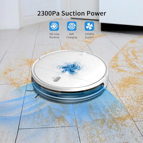 MAMNV Robot Vacuum and Mop, 11500 Pa Suction, 3-in-1 Robotic Vacuum with Smart LiDAR Navigation, 70 Day Self-Emptying,160 Min Runtime
