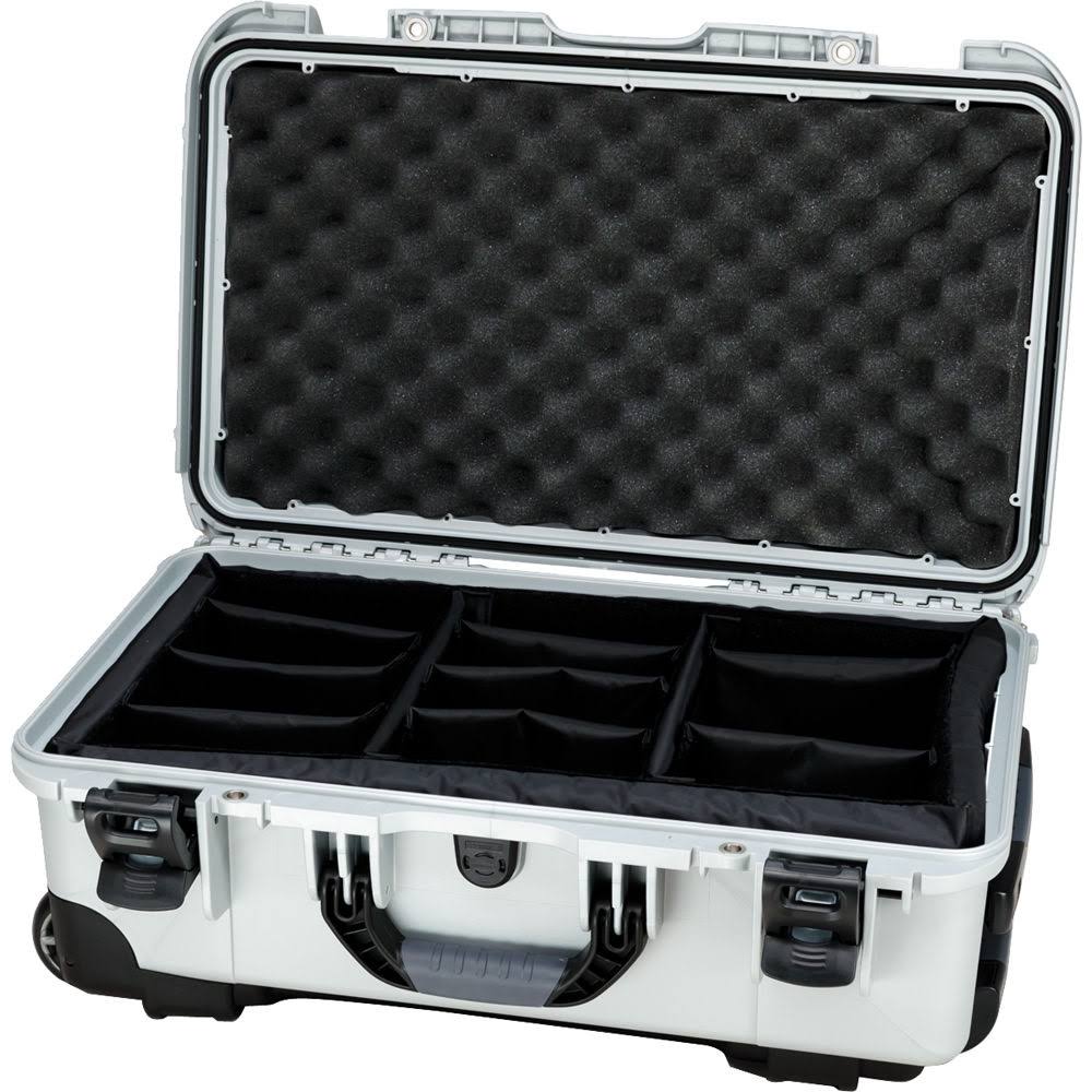 Nanuk 935 Hard Case with Padded Divider (Silver)