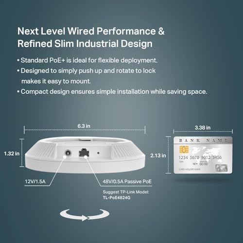 TP-Link Omada Long Range Outdoor Access Point | WiFi Extender Outdoor Universal Compatible | WiFi 6 AX1800 Dual Band | IP68 Weatherproof | Seamless