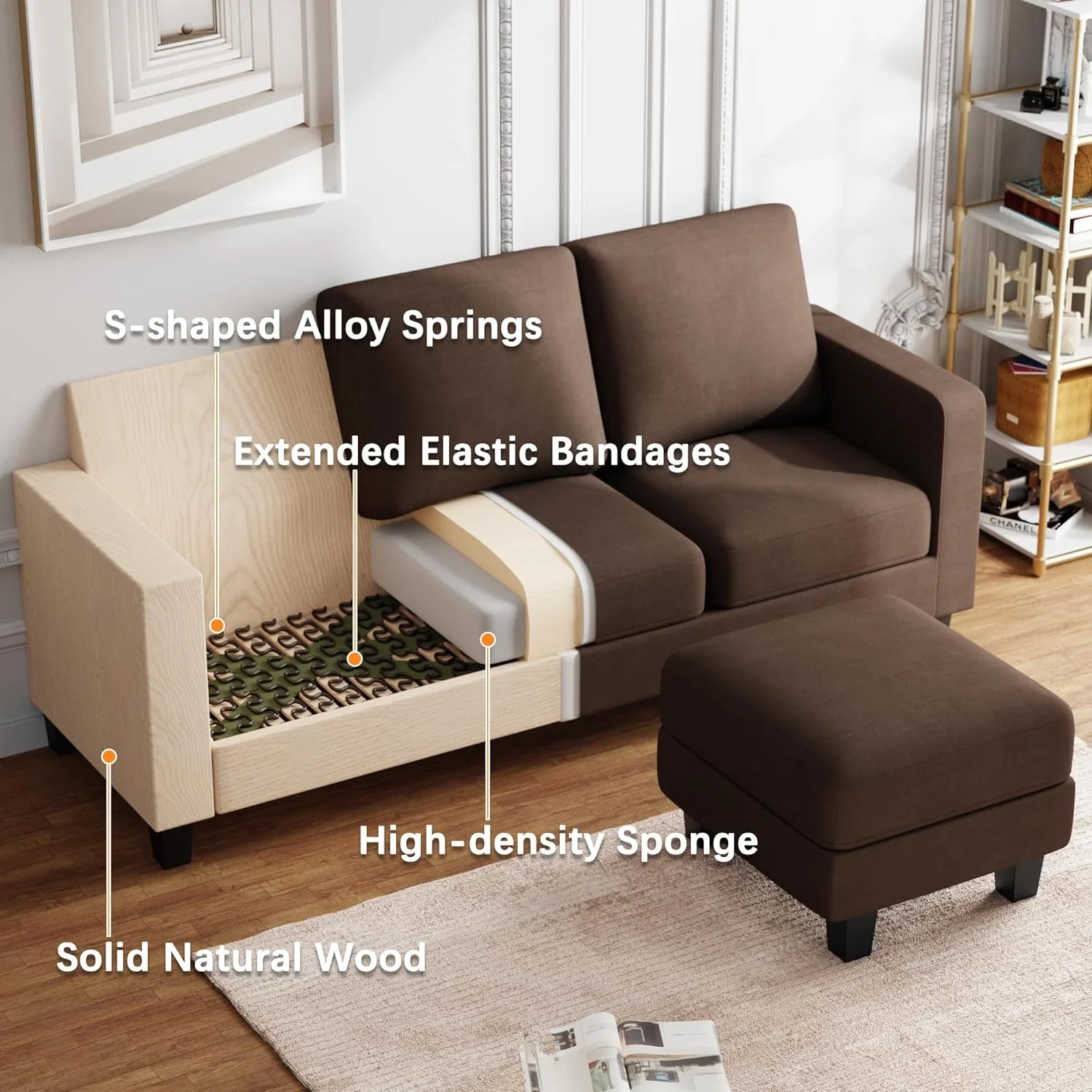 Convertible Sectional Sofa Couch