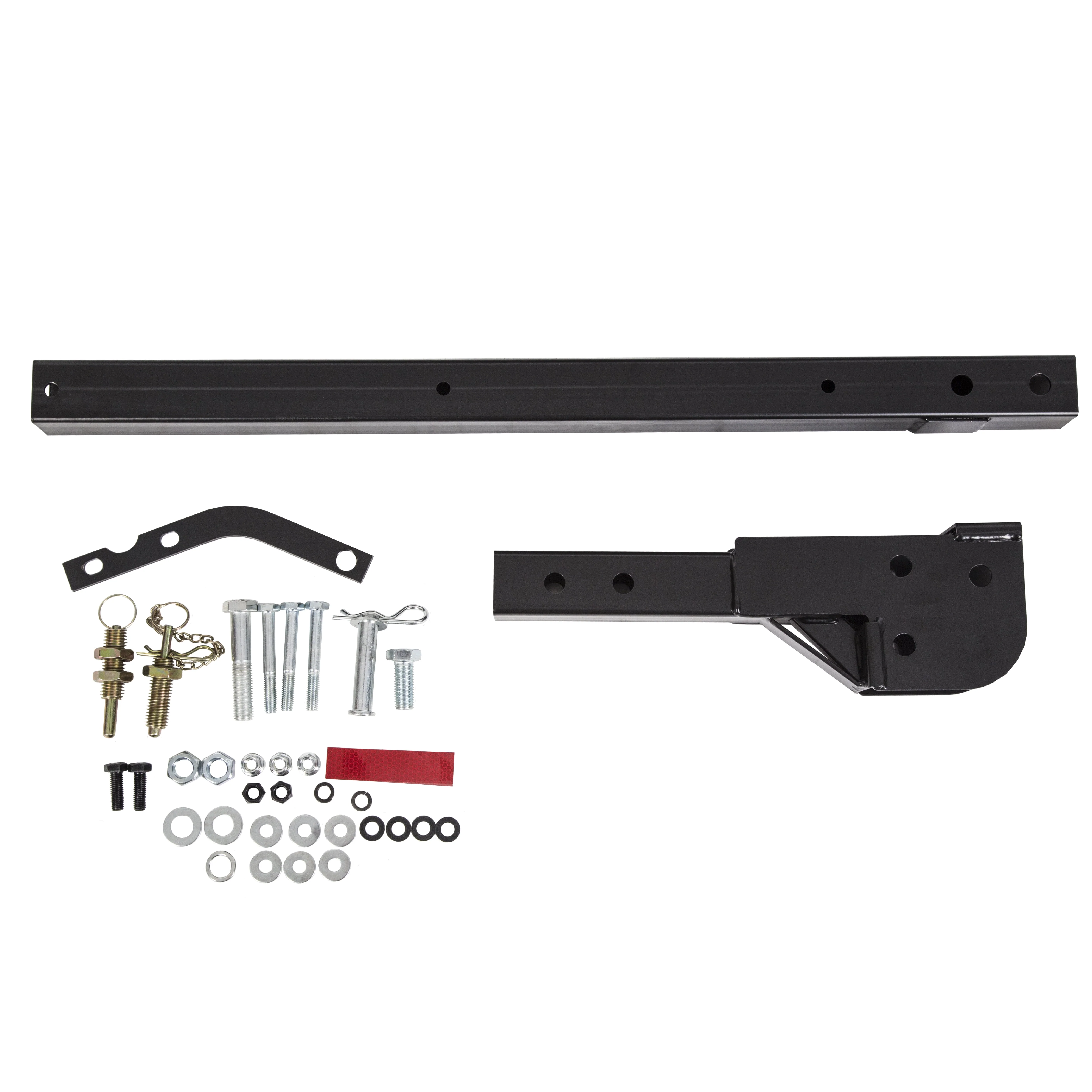 KOJEM Hitch Cargo Carrier Rack Folding Ramp Hitch Mounted 500LBS Weight Capacity