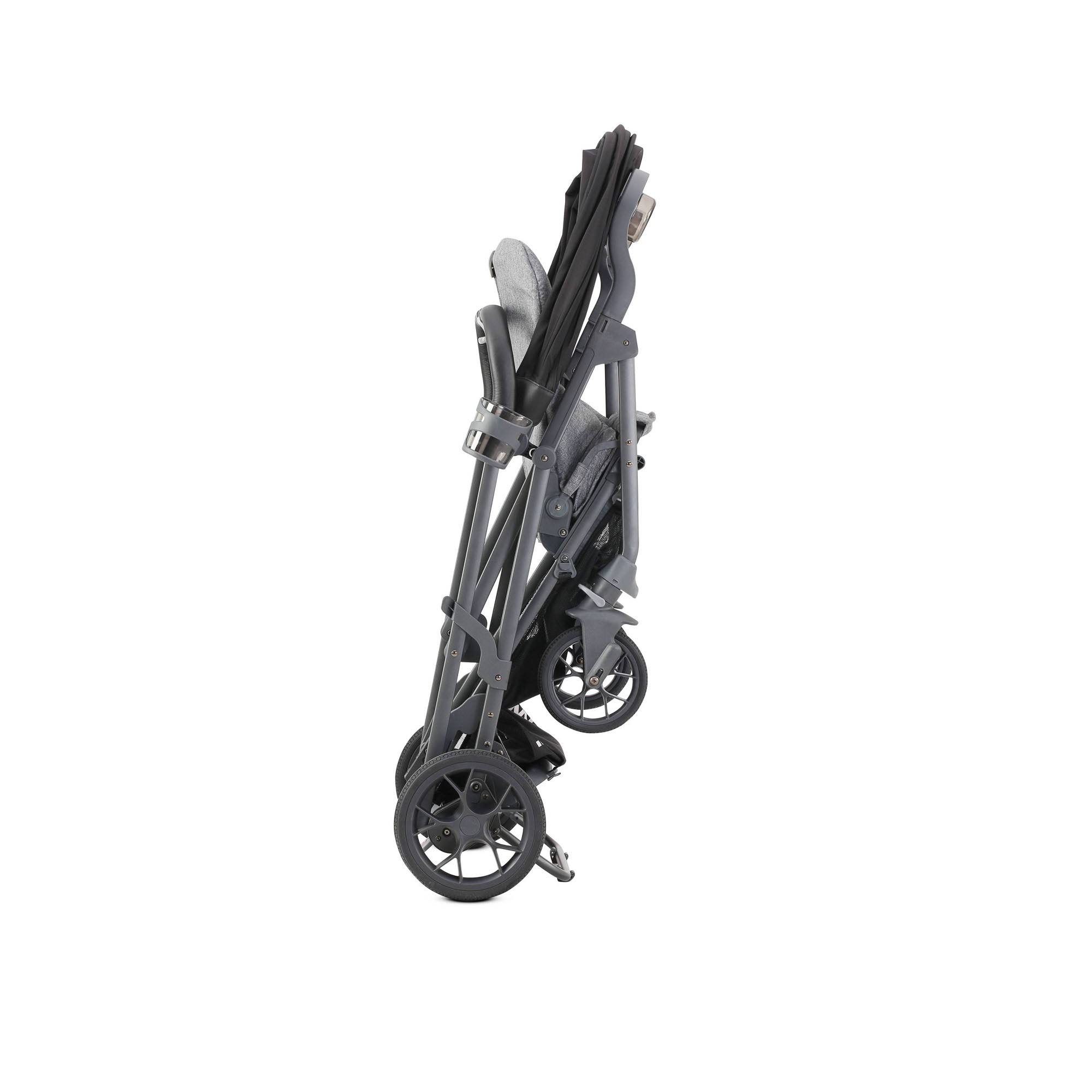 Joovy Caboose S Too Sit Stand Double Stroller - Black Melange