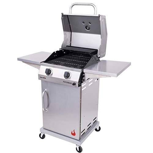 Char-Broil 463660421 Performance 2-Burner Cabinet Style Liquid Propane GAS Grill, Stainless Steel