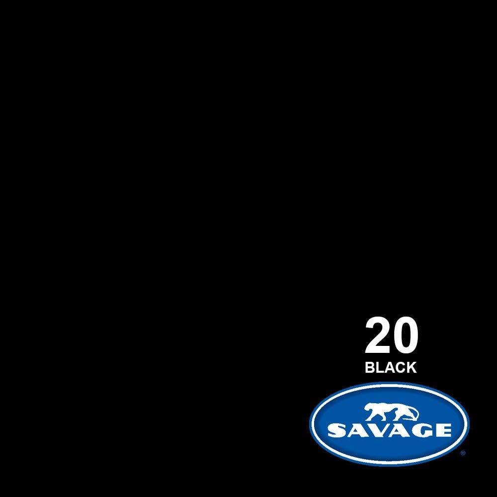 Savage Seamless Background Paper - #20 Black 86x22 x 36&