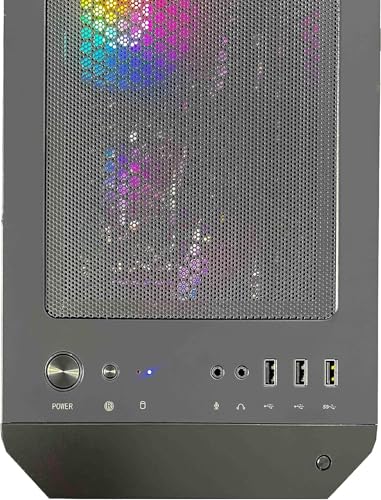 NSXGAMING Nova Desktop Gaming Computer (AMD Ryzen 5 5600G, 16GB 2 * 8 GB DDR4 3600, 512Gb M2 NVME SSD, RGB Fans, W11 64-bit Ready, Wify Ready