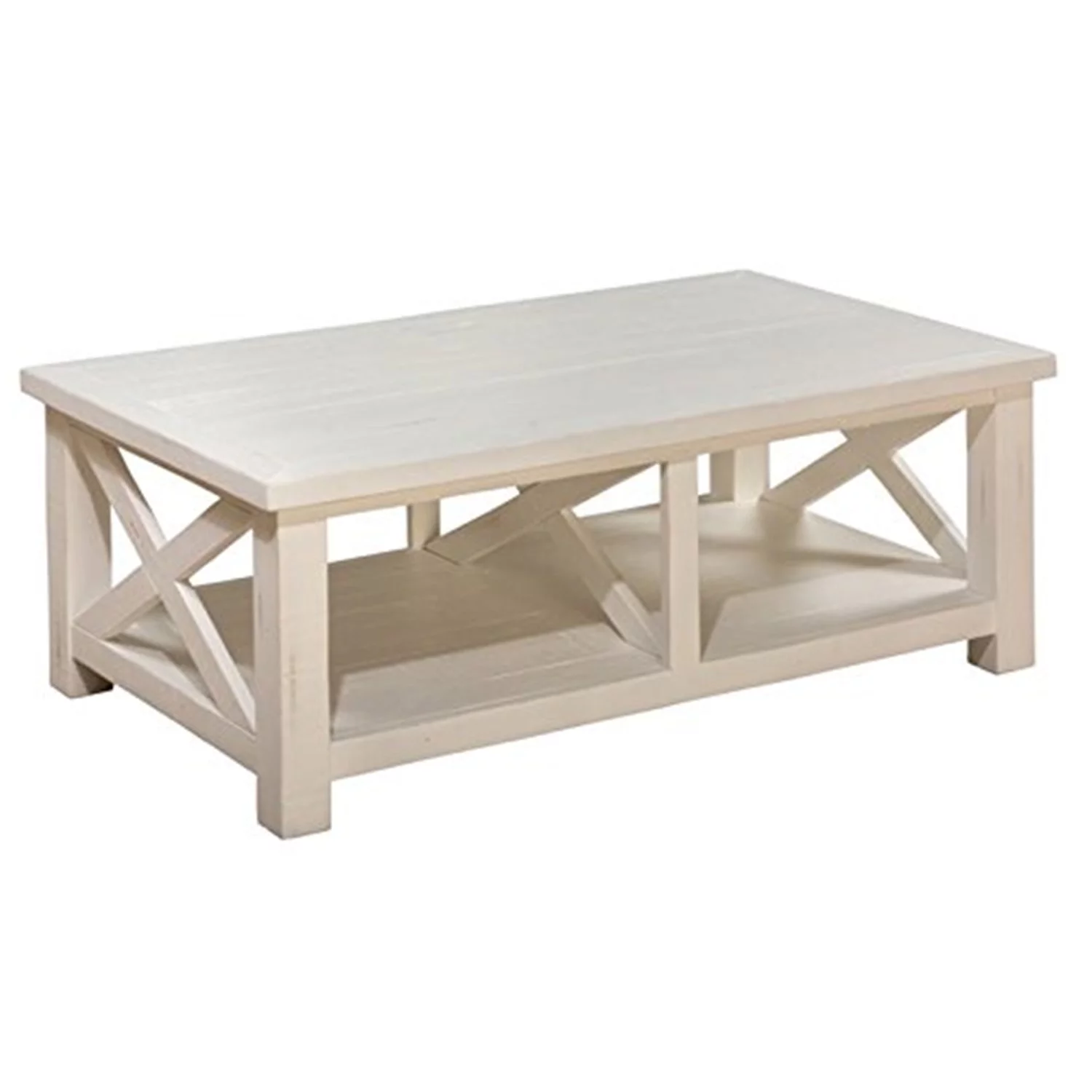 Jofran Madaket Rustic Solid Reclaimed Pine 50" Coffee Table