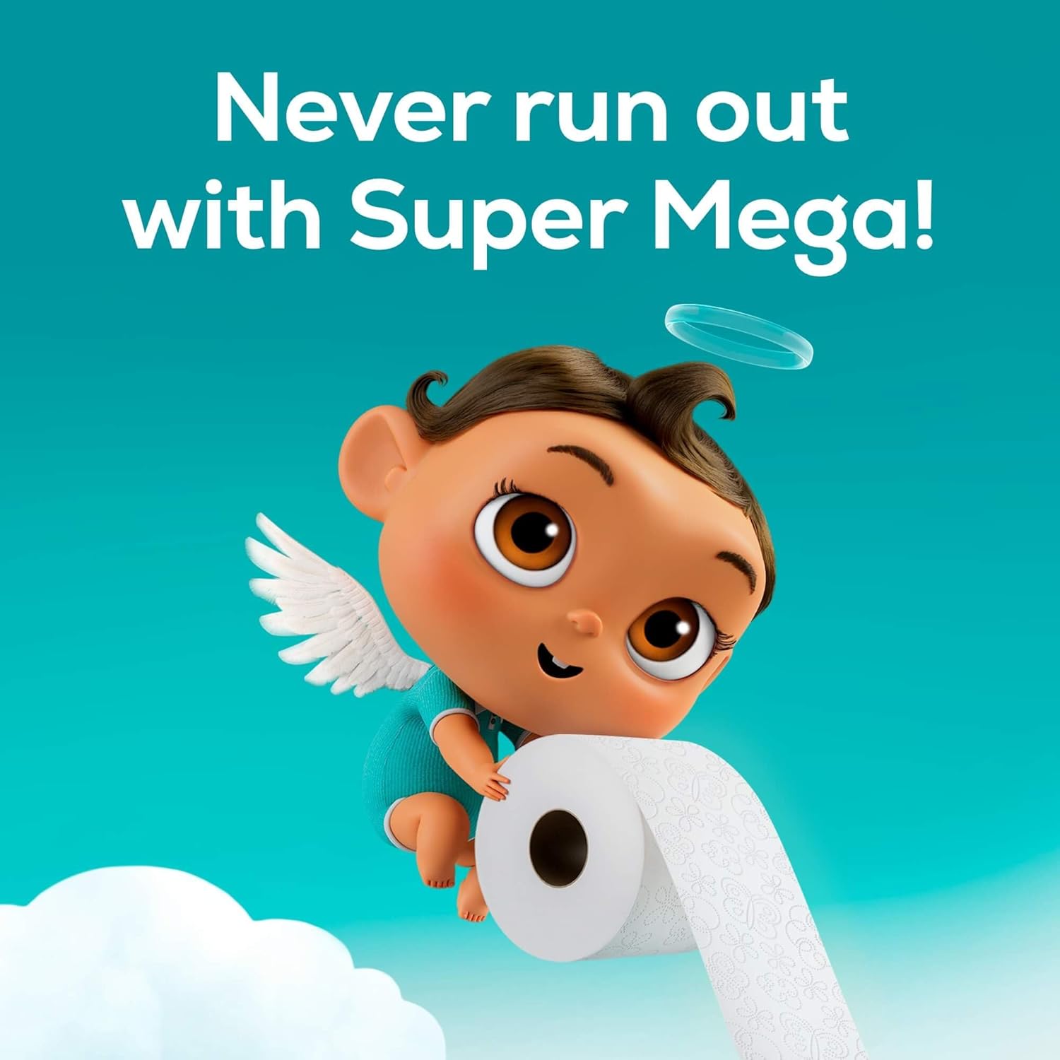 ANGEL SOFT® BATH TISSUE, 12 SUPER MEGA ROLLS