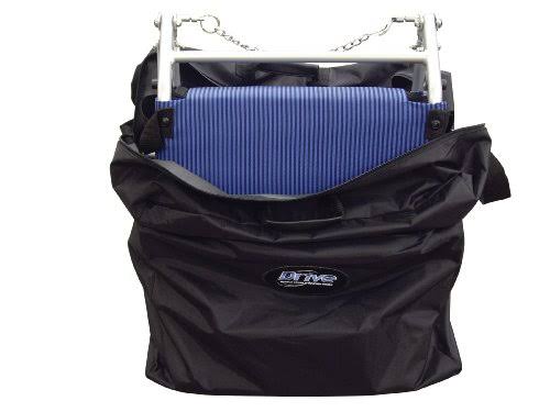 Drive Super Light Folding Transport Chair with Carry Bag, Blue