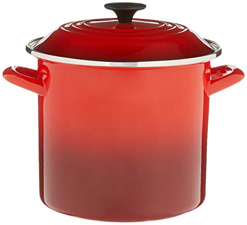 Le Creuset Enamel on Steel Stockpot, 10 qt., Olive