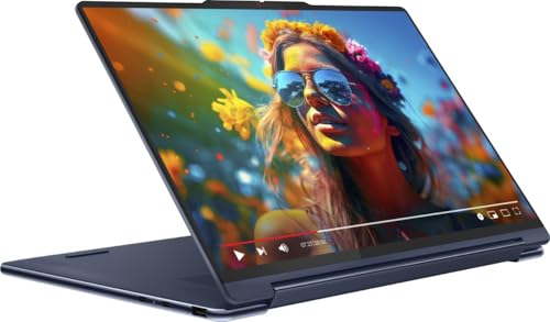 Lenovo Yoga 9i AI Powered 2-in-1 Laptop 14.0" 120 Hz Touchscreen OLED 2.8K (Intel Ultra 7-155H, 16GB LPDDR5X, 2TB PCIe SSD, Active Pen, Backlit KYB