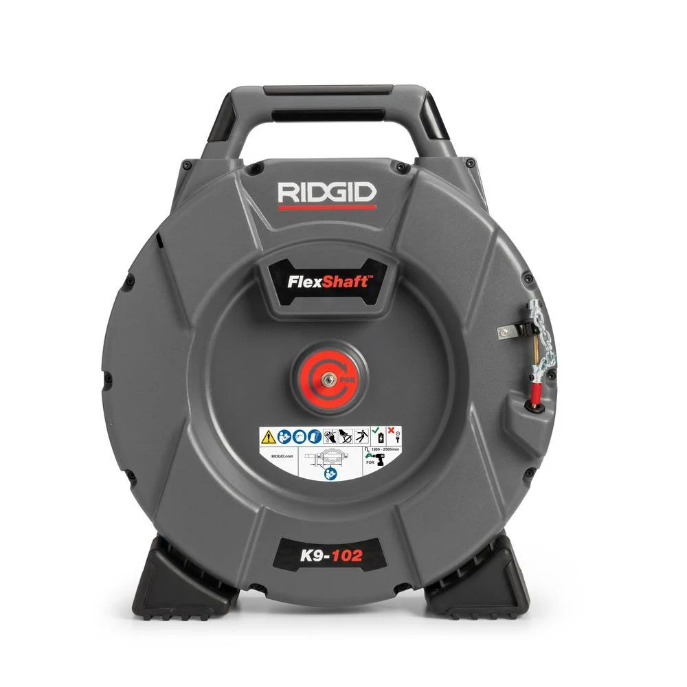 Ridgid Flexshaft K9-102 1-1/4 in. - 2 in. Drain Cleaning Machine 64263 - Avayadevconnect