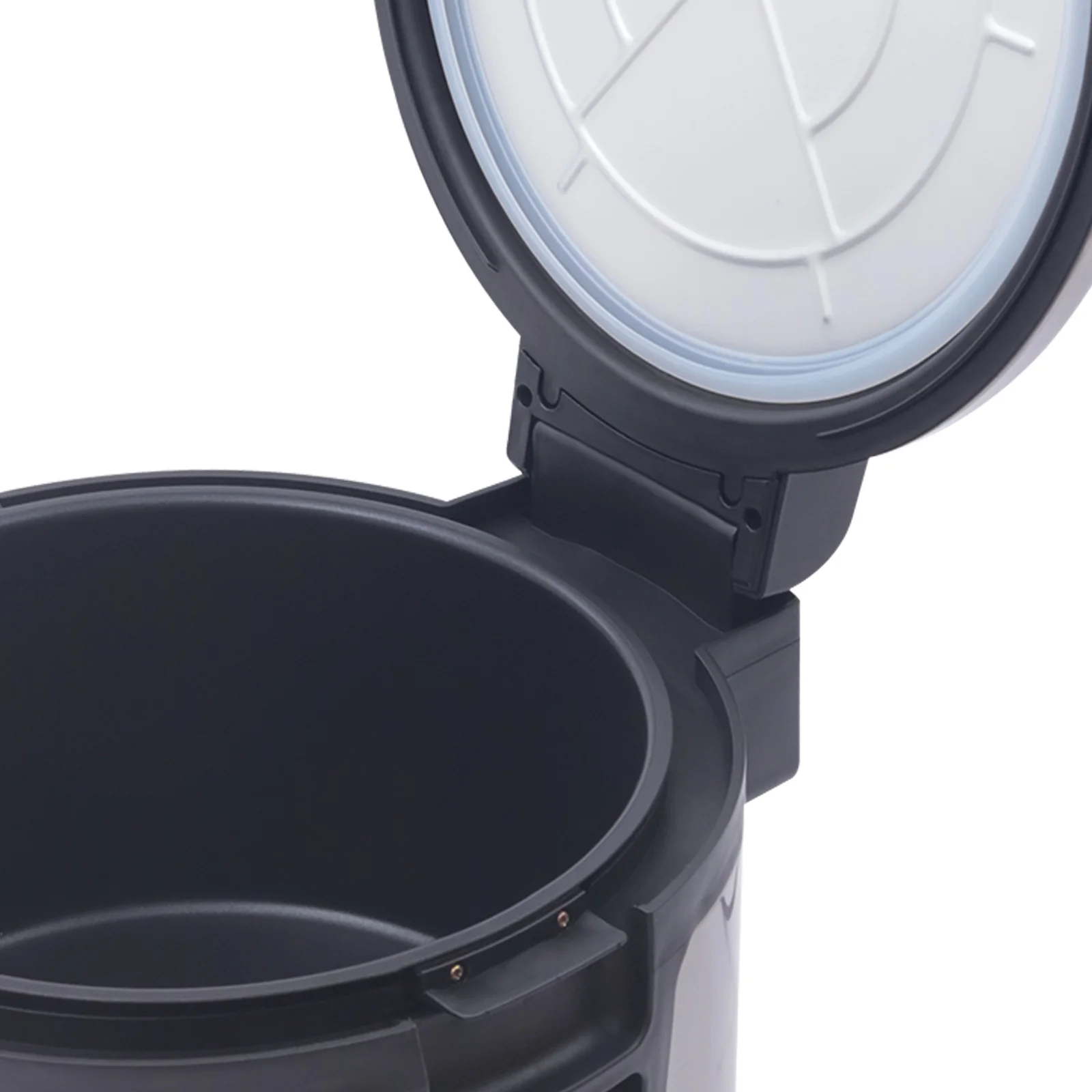 Miumaeov Rice Warmer Commercial with Dual Temperature Control Design, Non-stick Inner Pot, Efficient Insulation Electric Rice Warmer, Stainless Steel