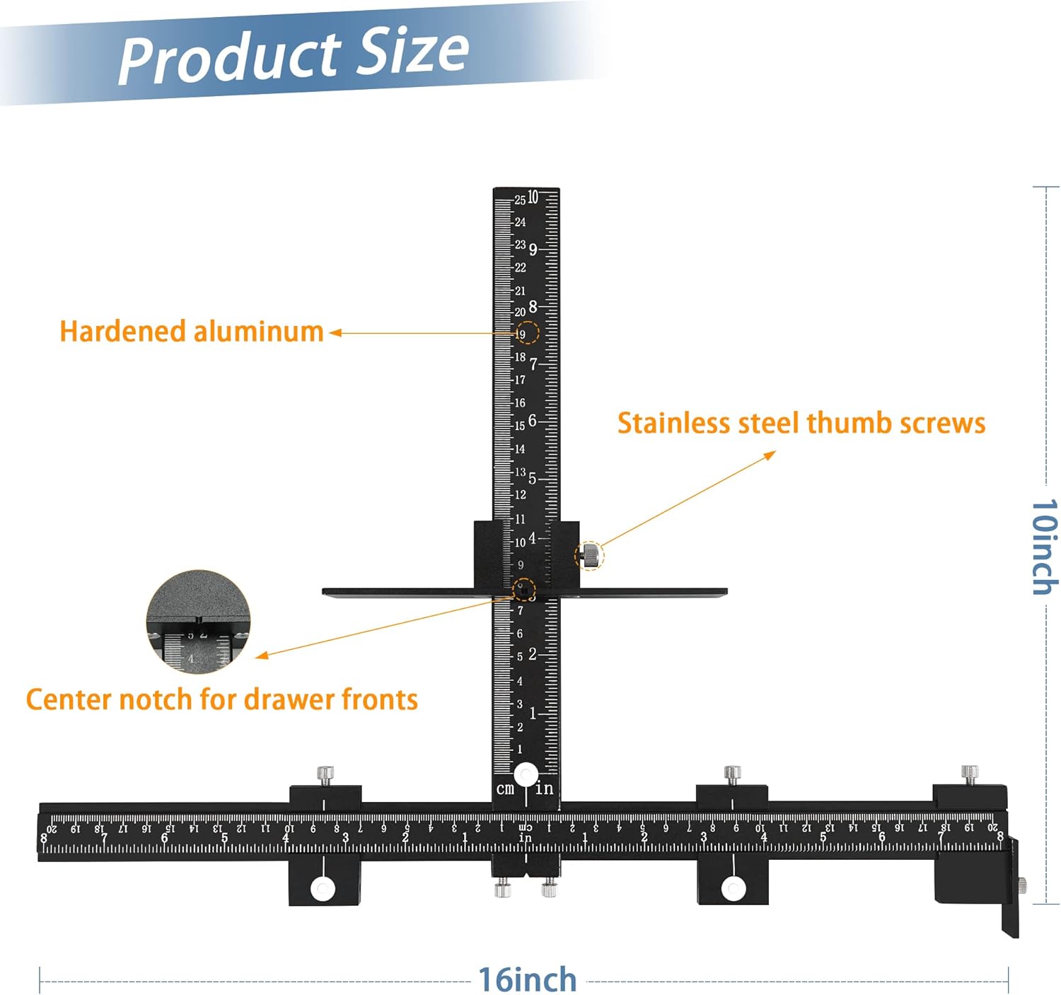 TSGLO Cabinet Hardware Jig Tool