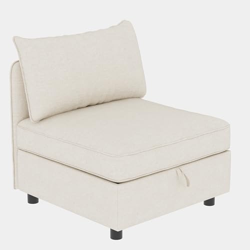 Oversized Modular Storage Sectional Sofa Customizable Seating Group Sofa&Couch Convertible Sleeper Sofabed with Movable Ottomans and Seat