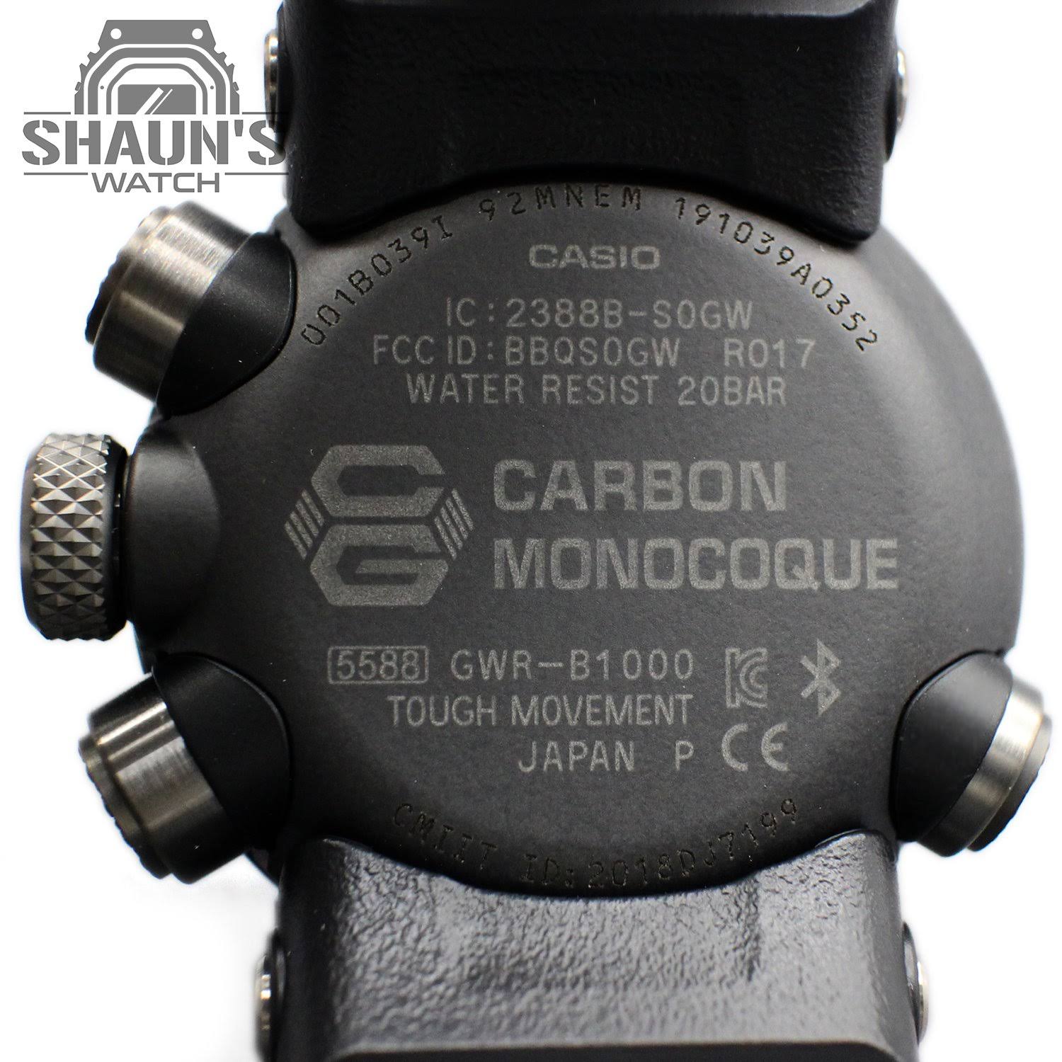 Casio G-Shock GWR-B1000-1AJF Gravitymaster Bluetooth Radio Wave