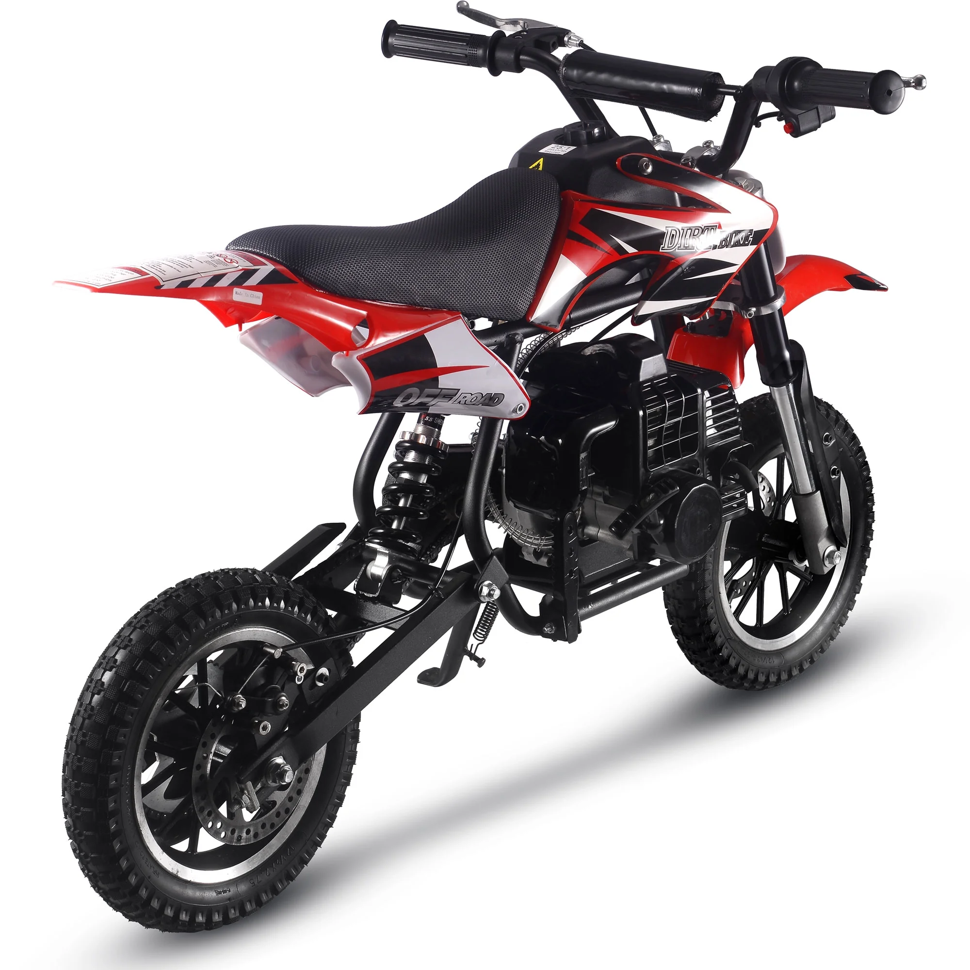 MotoTec DB-01 50cc 2-Stroke Kids Gas Dirt Bike Red - Radiant Selections