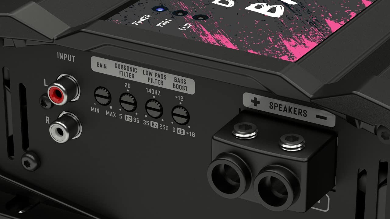 Stetsom Digital BASS DB 3000 1 Ohm Mono Car Amplifier, 3000.1 3K Watts RMS, 1Ω Stable Car Audio, HD BASS Sound Quality, Crossover & Bass Boost