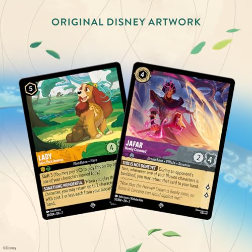 Ravensburger Disney Lorcana TCG: Archazia's Island Booster Pack Display | 24 Packs with 12 Trading Cards Each | Ideal for Collectors & Disney Fans |