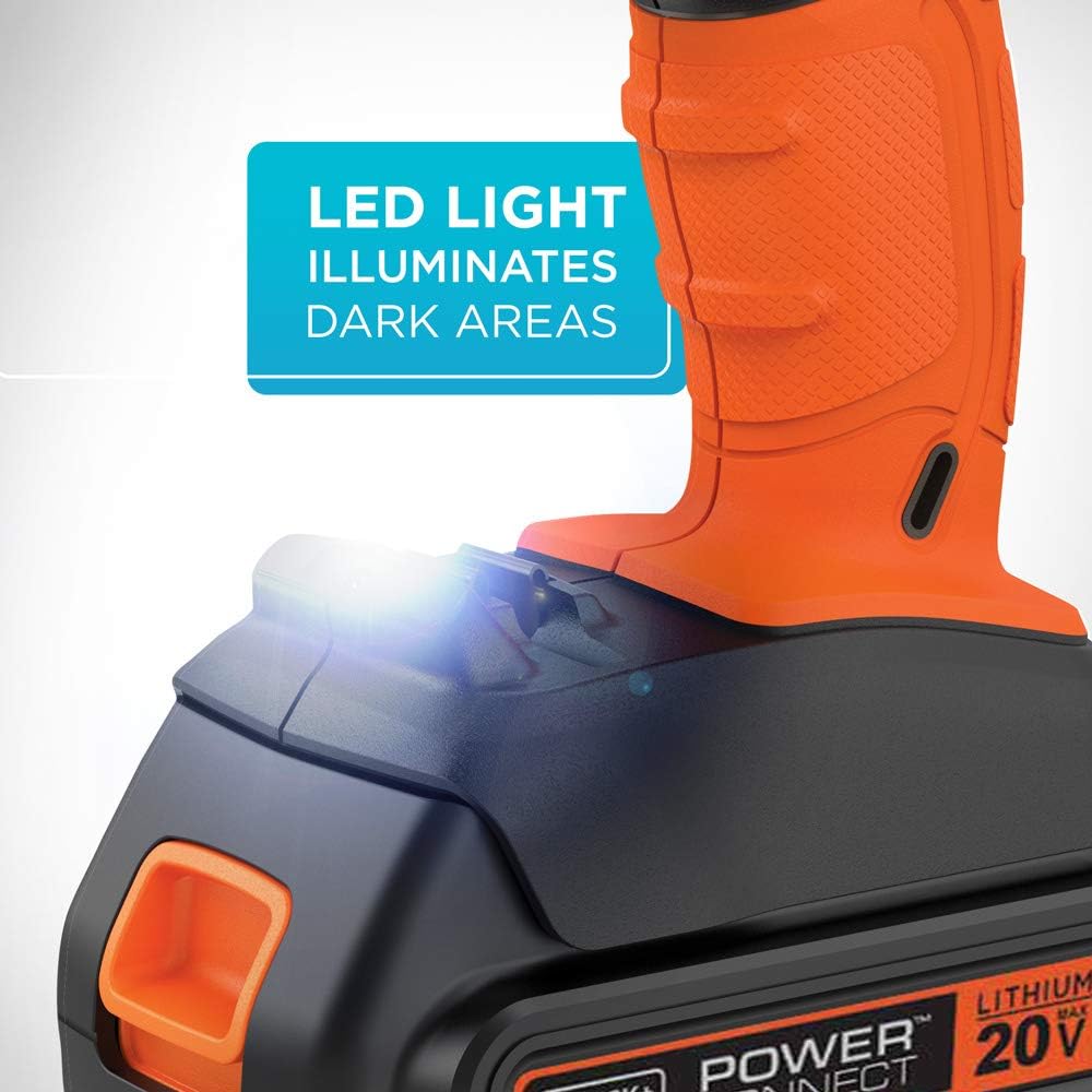 beyond by BLACK+DECKER 20V MAX Cordless Drill/Driver (BCD702C1AEV) Pack of 2