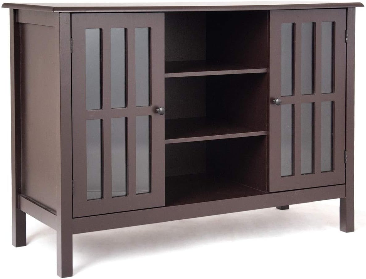 Custpromo 45 TV Stand Console Storage Cabinet