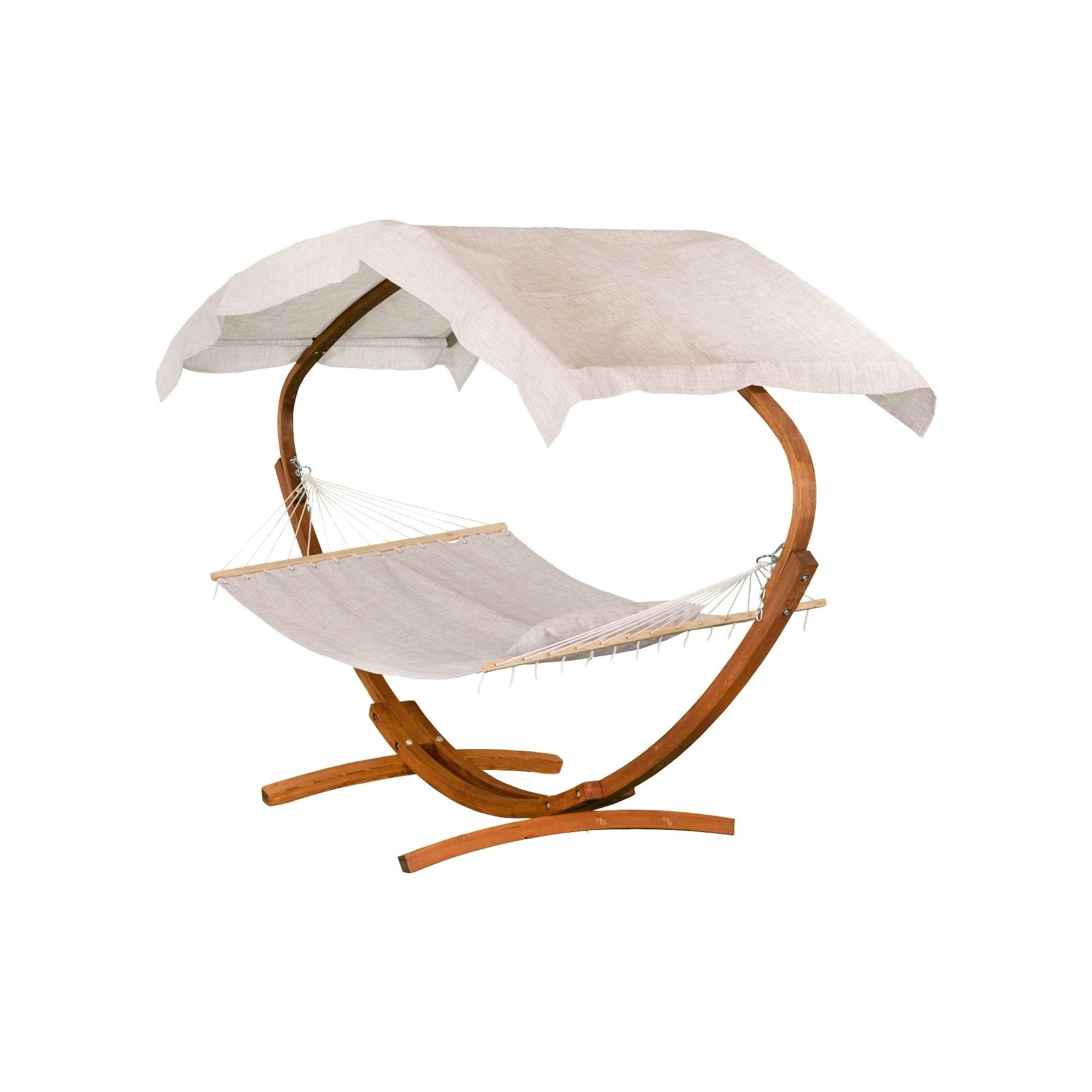 Leisure Season Hammock Stand with Hammock u0026 Canopy