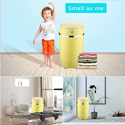 HIZLJJ Mini Washing Machine with Spin Dryer Fully Automatic 7.7 lbs Electric Compact Laundry Machines Portable Durable Design Washer Energy Saving