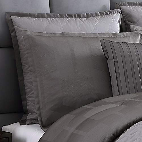 Riverbrook Home 100% Polyester Comforter Set, Queen, Hillcrest - Ivory/Gold, 9 Piece Set